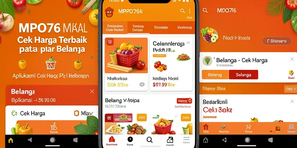 Antarmuka MPO76 menampilkan berbagai pilihan produk dengan harga terbaru.