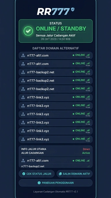 Tampilan link alternatif rr777